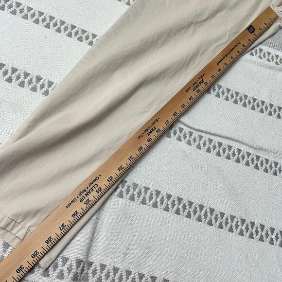 Tommy Hilfiger Women's Preppy Straight Leg Pants 12 Tan Khaki Cotton Normcore - Picture 4 of 11